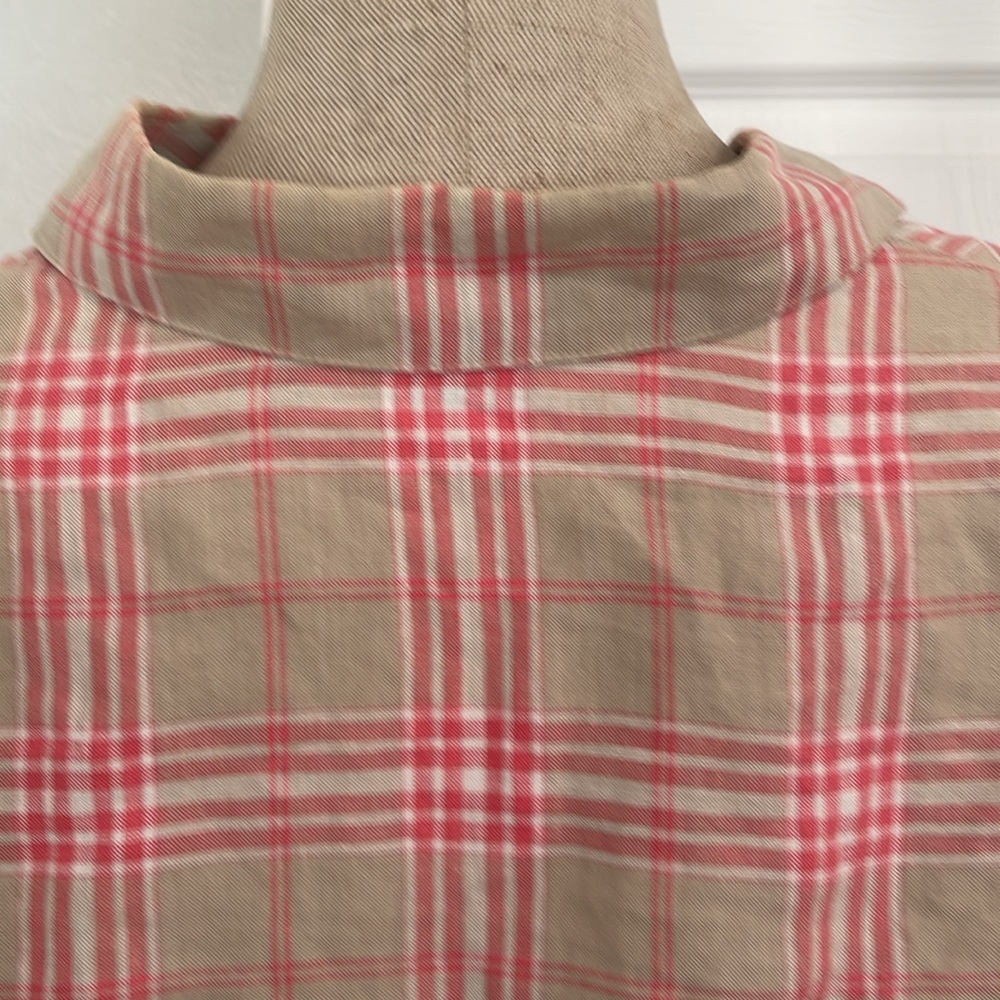 Westbound Essentials 100% Linen Button Down Plaid… - image 5